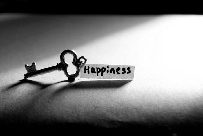 A chave da felicidade
