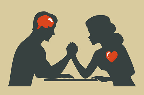 Não disputar com quem se ama