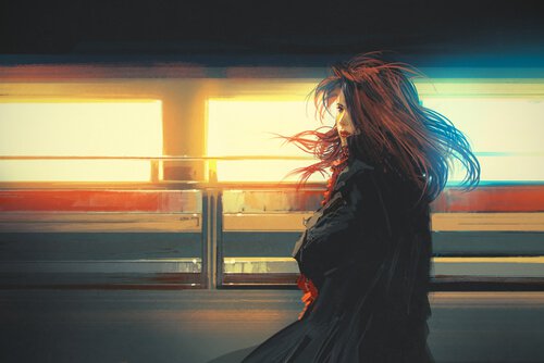 Mulher em movimento