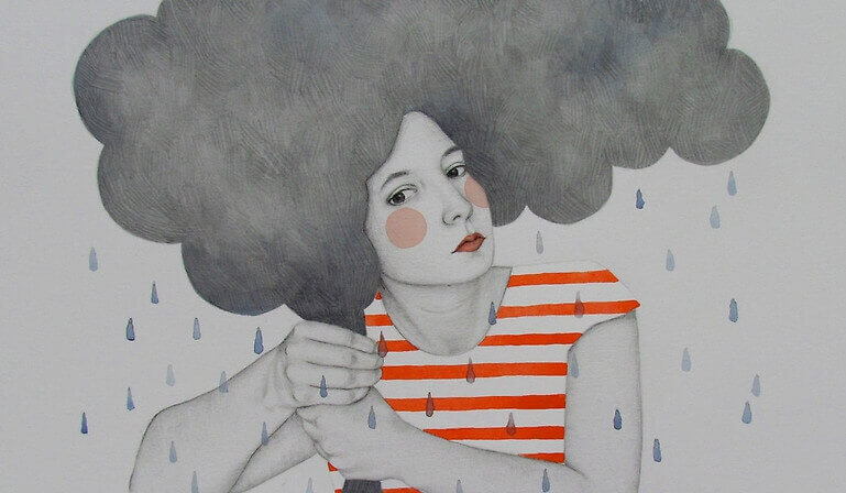 menina-chuva-cabelos Muitas vezes ser forte não é uma escolha pessoal, mas a única opção