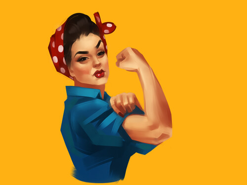 Mulher que vive sem culpa