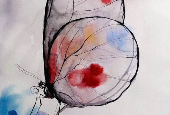 Pintura de borboleta