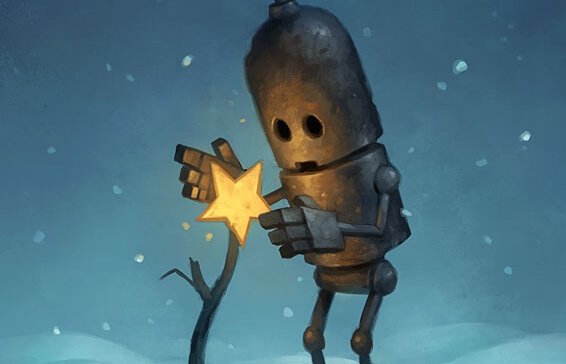 Robô cuidando de estrela