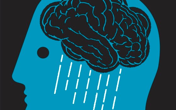 cerebro-com-chuva Sonhos das pessoas com depressão: o que eles têm de especial?
