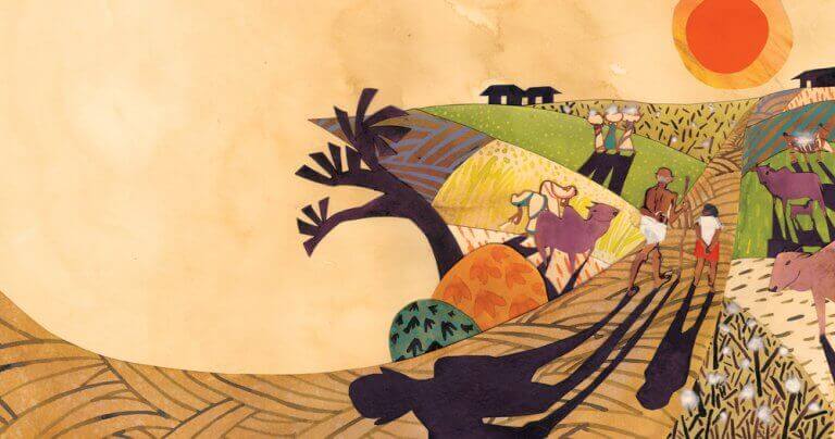 Terra em forma de colcha de retalhos