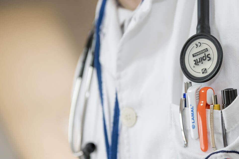 Avental de médico