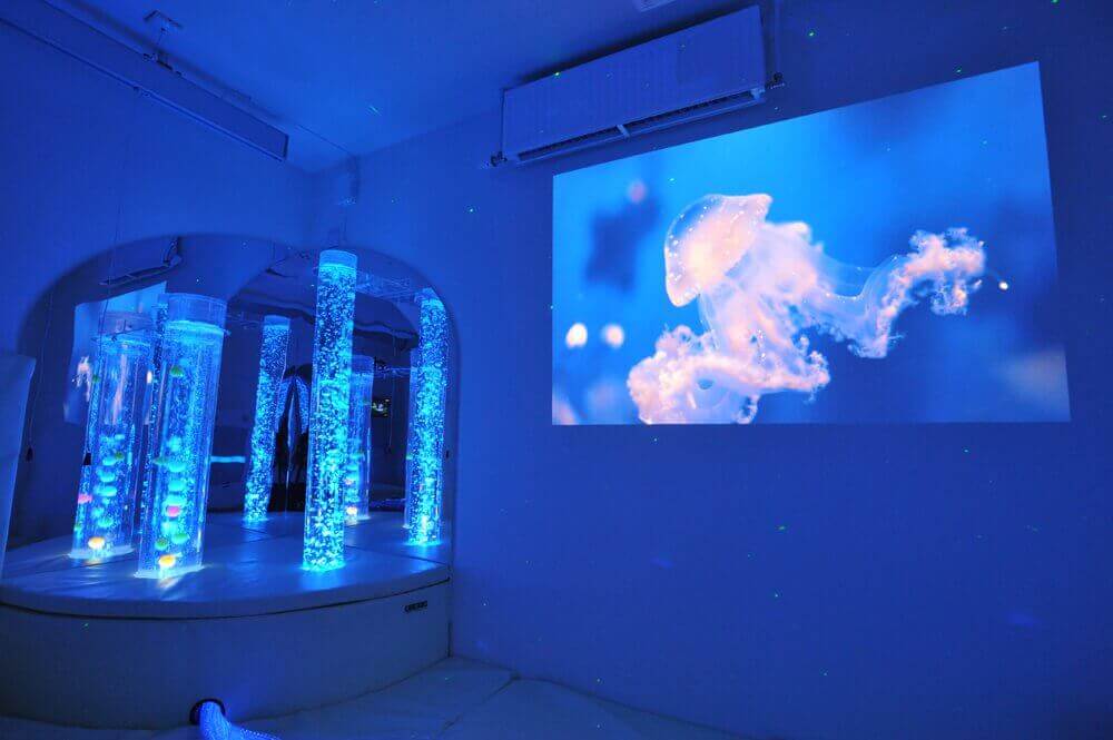 Salas de estimulação multissensorial Snoezelen