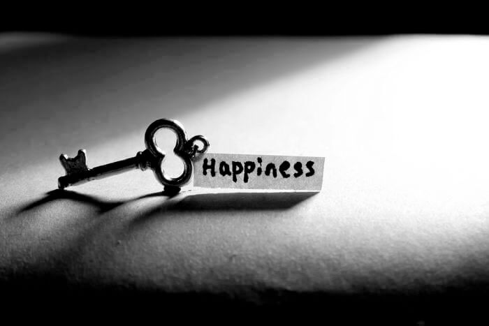 A chave da felicidade