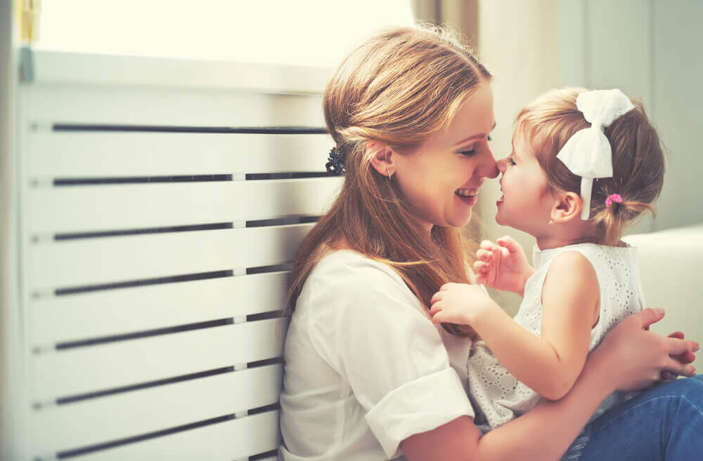 Mãe com sua filha