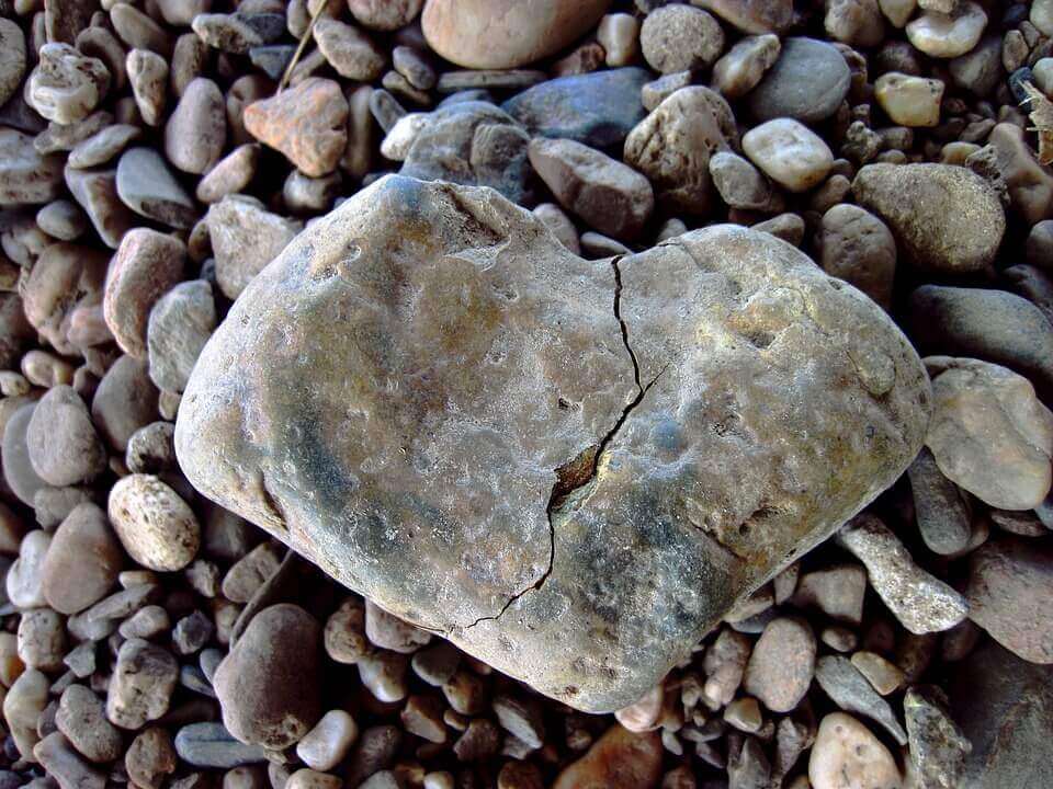 Pedra rachada