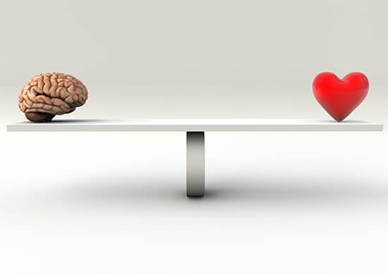 Equilíbrio entre o coração e a razão