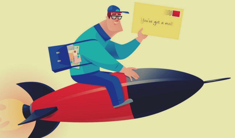 Homem sentado em foguete