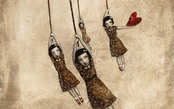 Mulheres penduradas