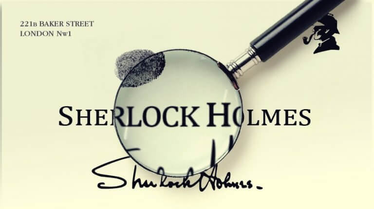 Assinatura de Sherlock Homes