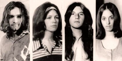 Charles Manson e sua "família"