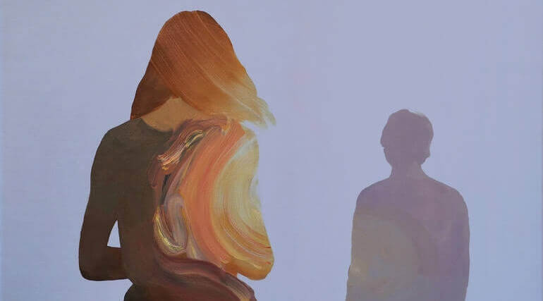 Pintura de mulher e homem