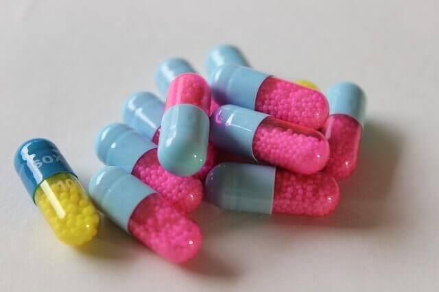 Medicamentos coloridos