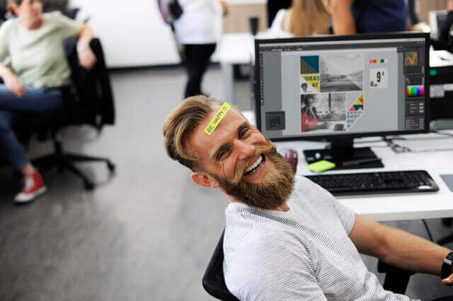 Ambiente de trabalho descontraído