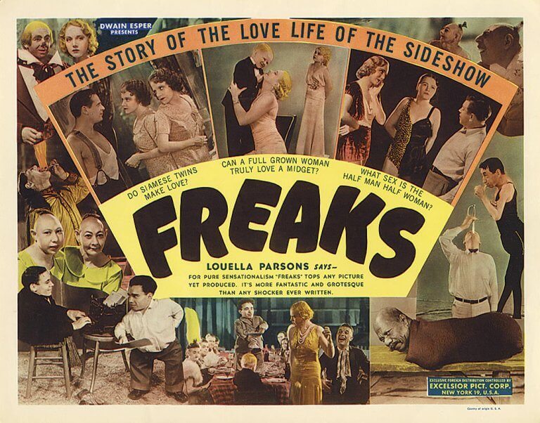 Pôster do filme 'Freaks'