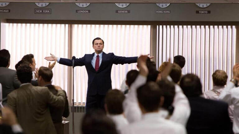 Cena de 'O Lobo de Wall Street'