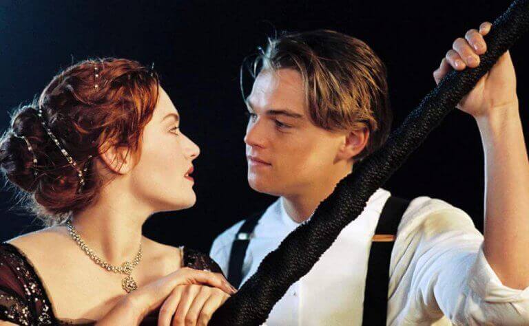 Jack e Rose em Titanic