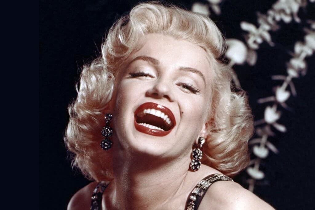 Marilyn Monroe rindo