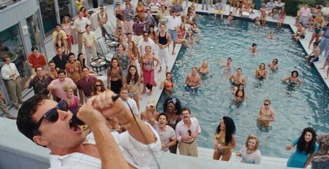 Cena de 'O Lobo de Wall Street'