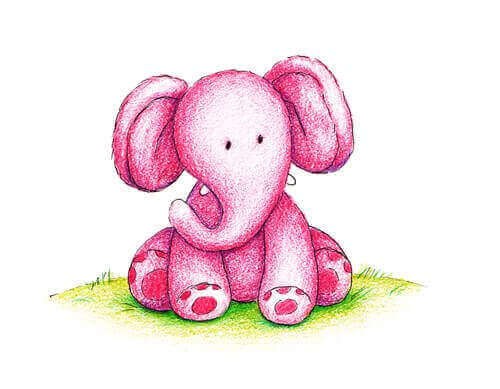 Elefante cor-de-rosa