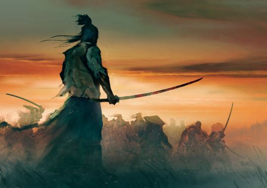 Samurai em uma batalha