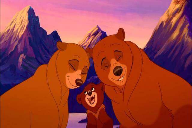 Cena do filme Irmão Urso