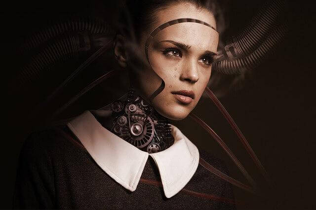 mulher-androide A teoria do vale da estranheza