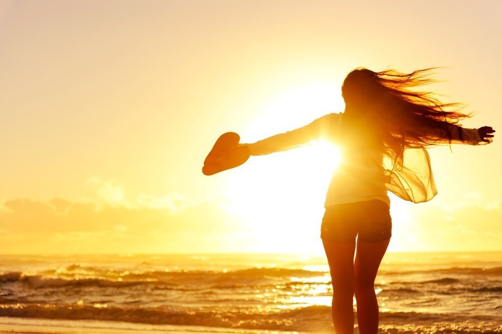 mulher-correndo-por-do-sol No dia em que eu comecei a me amar