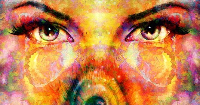 Olhos femininos