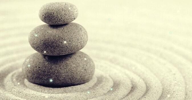 Pedras simbolizando equilíbrio