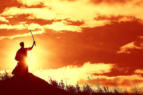 Samurai no entardecer