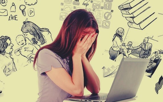 menina-com-as-maos-no-rosto Perda de memória devido ao estresse: em que consiste?