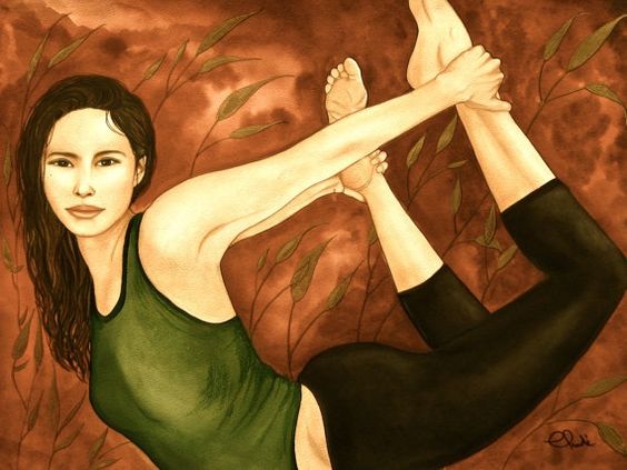 mulher-alongando Mulher alongando o músculo da alma