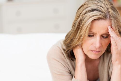 Mulher enfrentando depressão