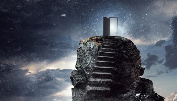 Porta rumo ao infinito