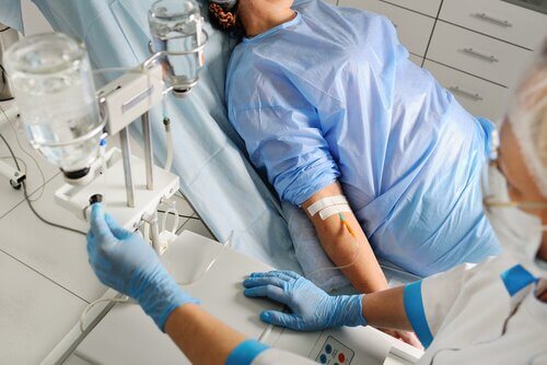 Paciente internado no hospital