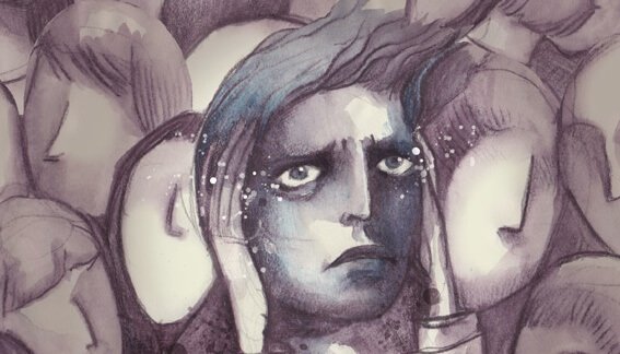 Pessoa tampando os ouvidos