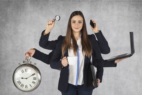 mulher-workaholic Mulher workaholic