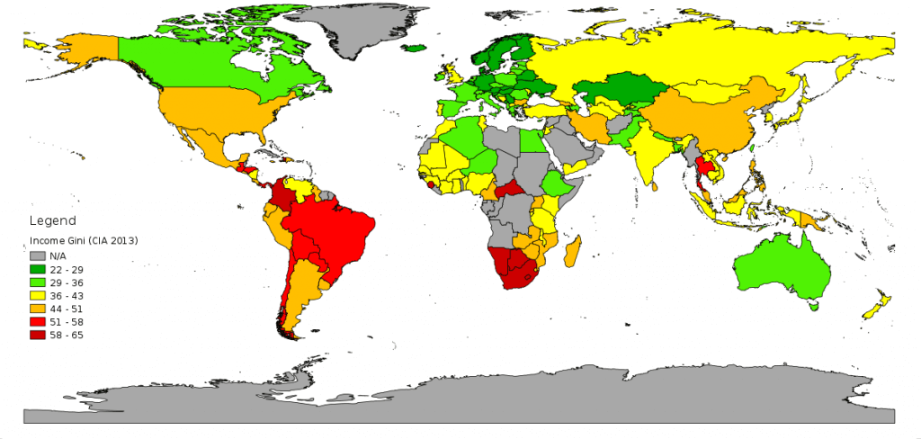 Coeficiente de Gini: índice de desigualdade