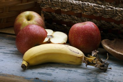 Maçãs e banana