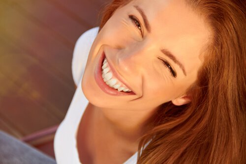 Mulher sorrindo