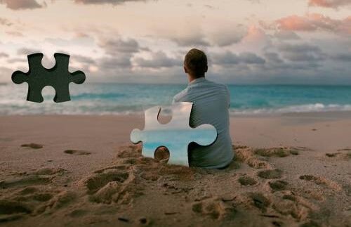 Meditação na praia