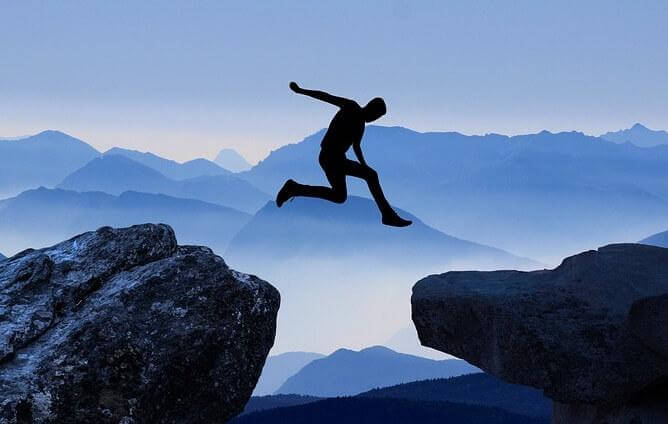 Superar o medo de dar o salto