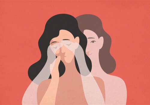 Mulher com duas personalidades