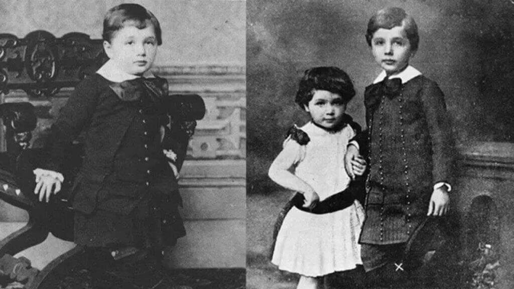 Albert Einstein na infância