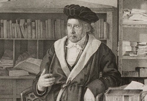 Hegel na biblioteca